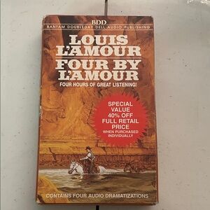 Louis L'Amour Four by L'Amour Audio Book Set
